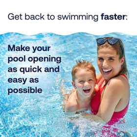 HTH Shock Ultra bottle delivers a rapid chlorine boost