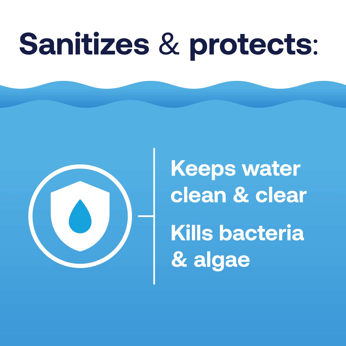 HTH Spa Bromine Tabs demonstrating odor-free sanitation for sensitive skin.