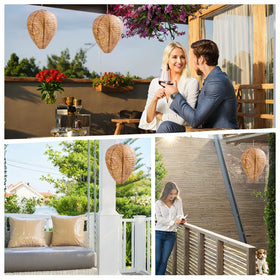 htiepf wasp nest brown materials—durable paper design for long outdoor use.