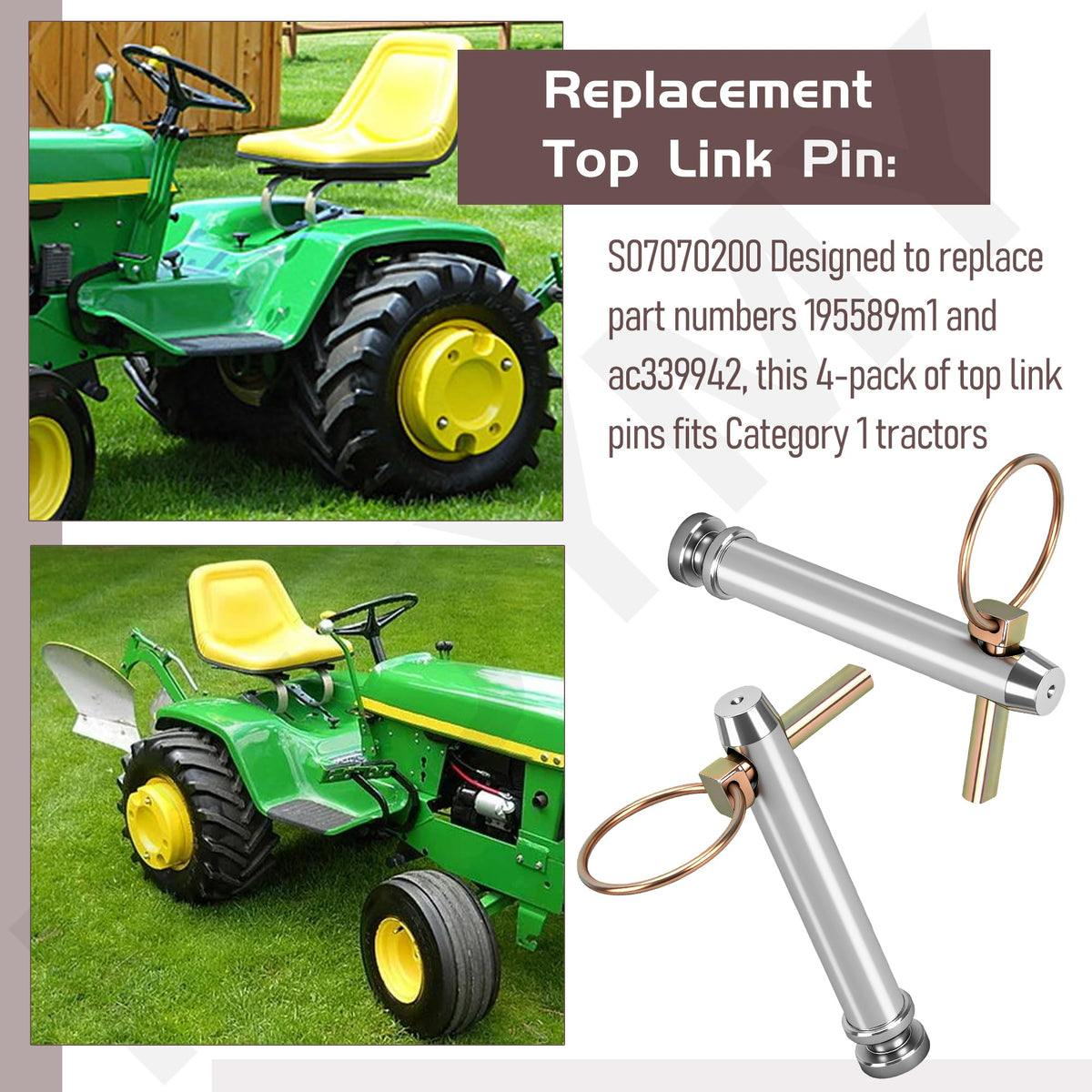 Universal fit works with a wide range of Category 1 equipment.