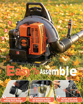HTK backpack blower ideal for commercial property maintenance
