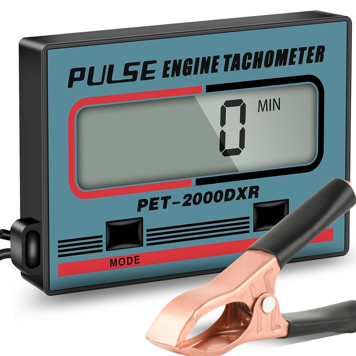 HTPREC small engine tachometer digital display for precise RPM monitoring on multi-cylinder engines.