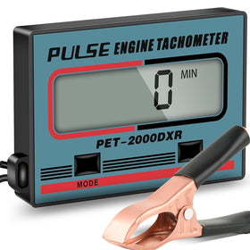 HTPREC small engine tachometer digital display for precise RPM monitoring on multi-cylinder engines.
