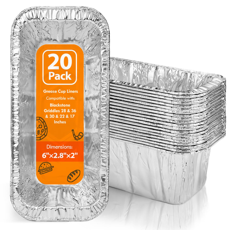 Huachuang grease cup liner fits Blackstone trays for clean grilling and easy cleanup.