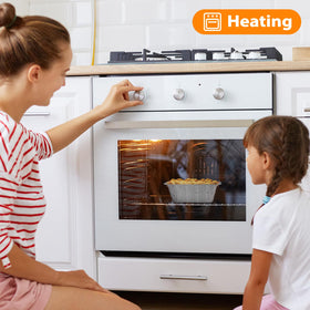 High heat resistance supports grilling, baking, and storage tasks.