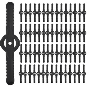 Huakaile 60 blades pack for weed eater enables quick lawn maintenance