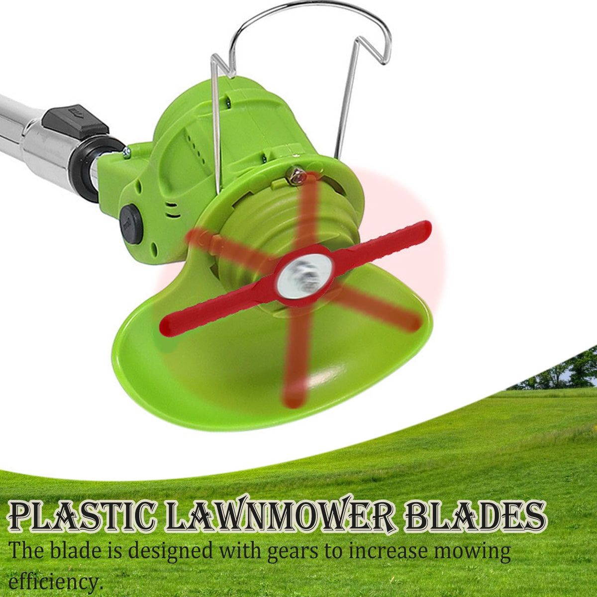 Huakaile lightweight trimmer head blades reduce operator fatigue
