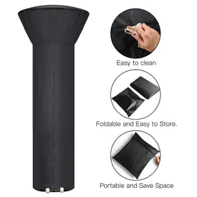 Hualedi wind-, snow-, and sun-resistant cover guards against harsh weather.