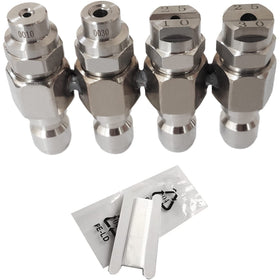 HuangTian Jrod 4-Way Nozzle Holder showing four modes for efficient cleaning.