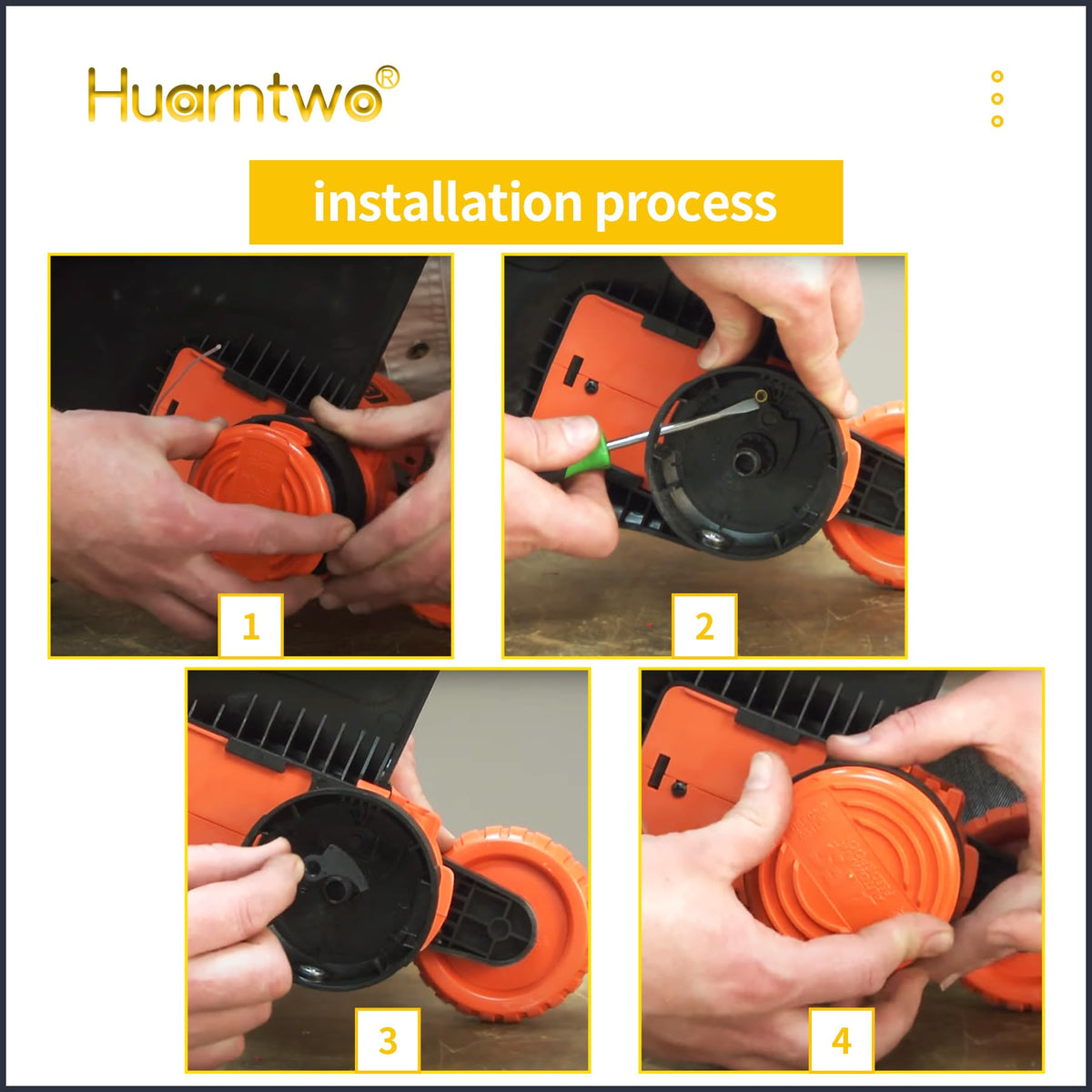 Huarntwo four-pack provides ready replacements for ongoing yard maintenance