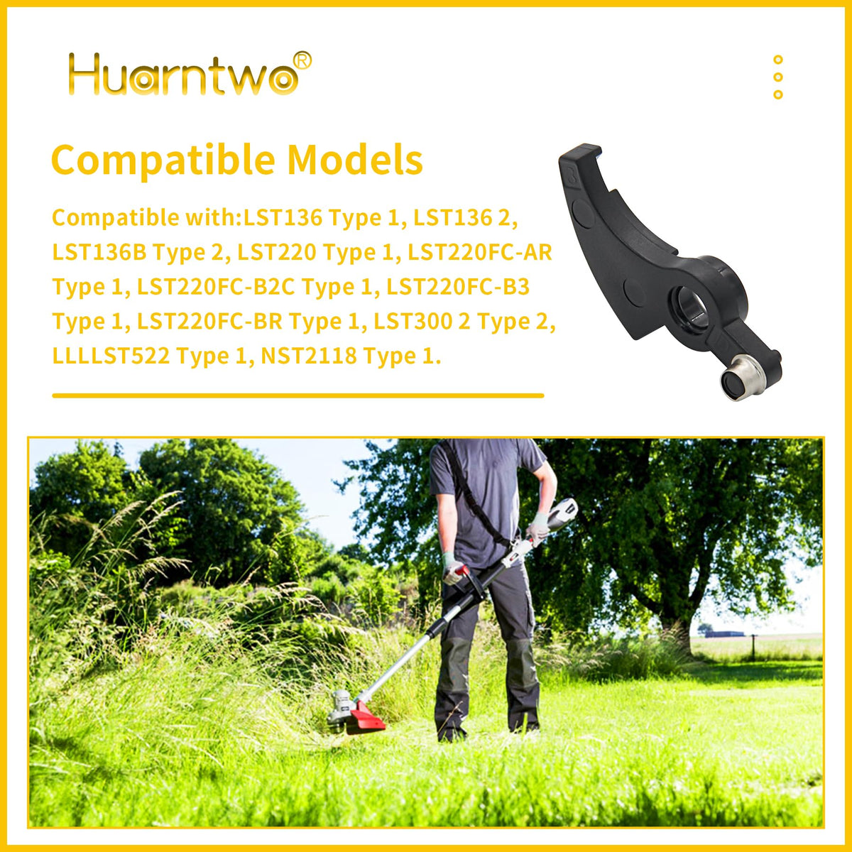 Effortless installation with Huarntwo lever replacement reduces downtime