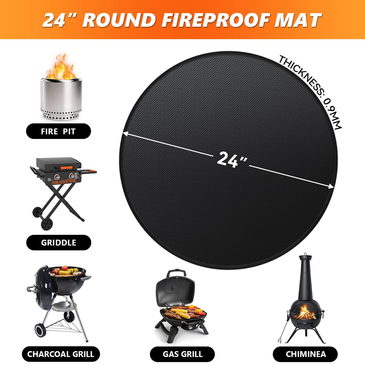 Huchiz deck protection on patio with fire pit setup.