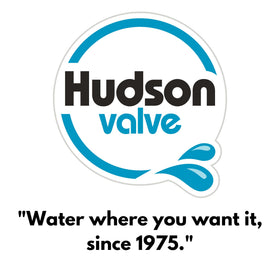 Hudson Valve mounting bracket used in a pond application for reliability.