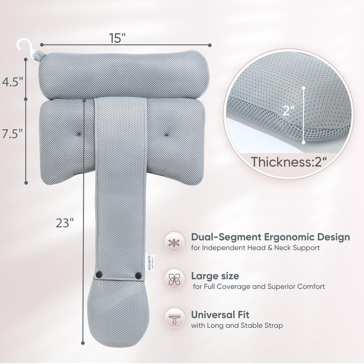 Hugabow 2-pack spa pillows offer shared comfort