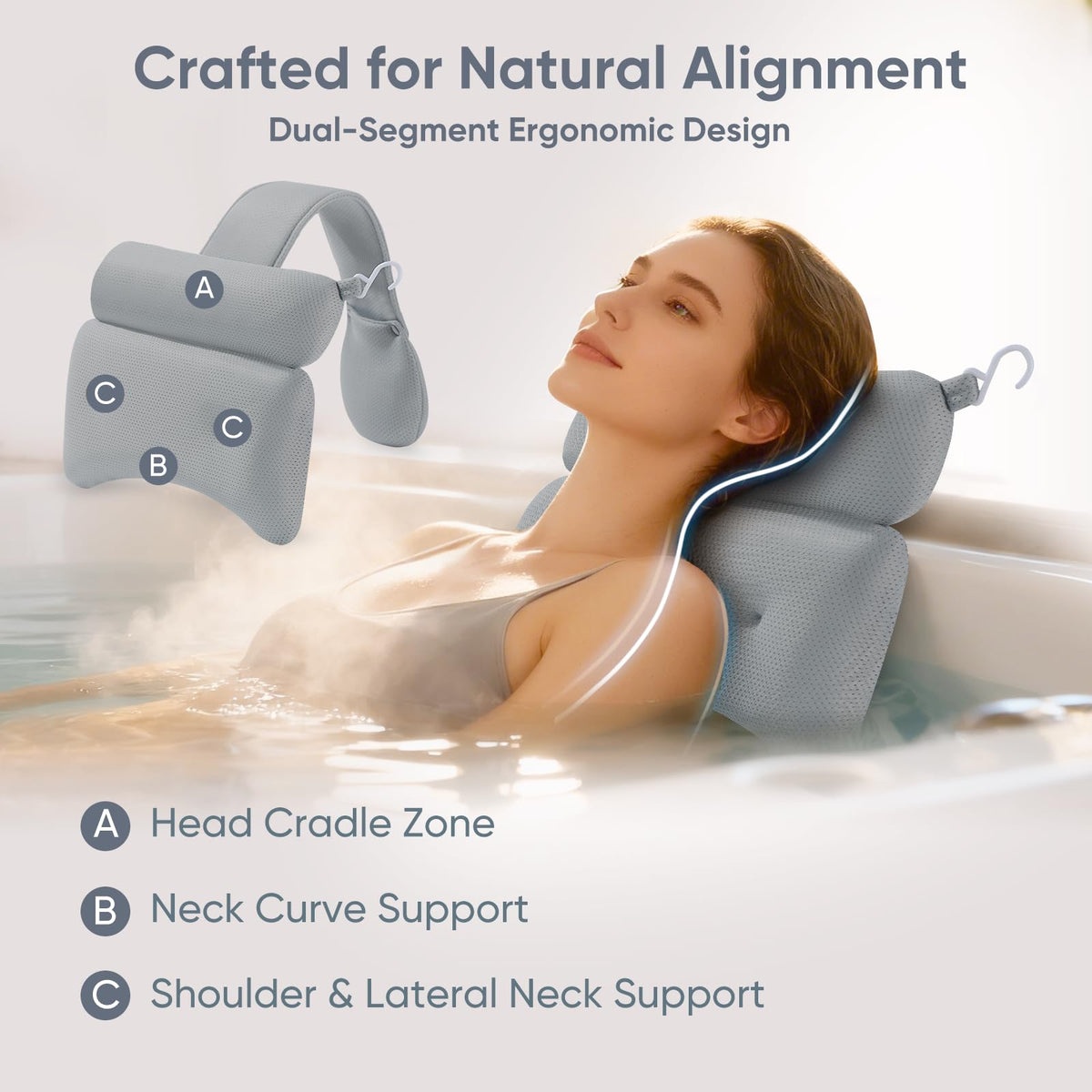 Hugabow adjustable strap universal fit adapts to most tubs