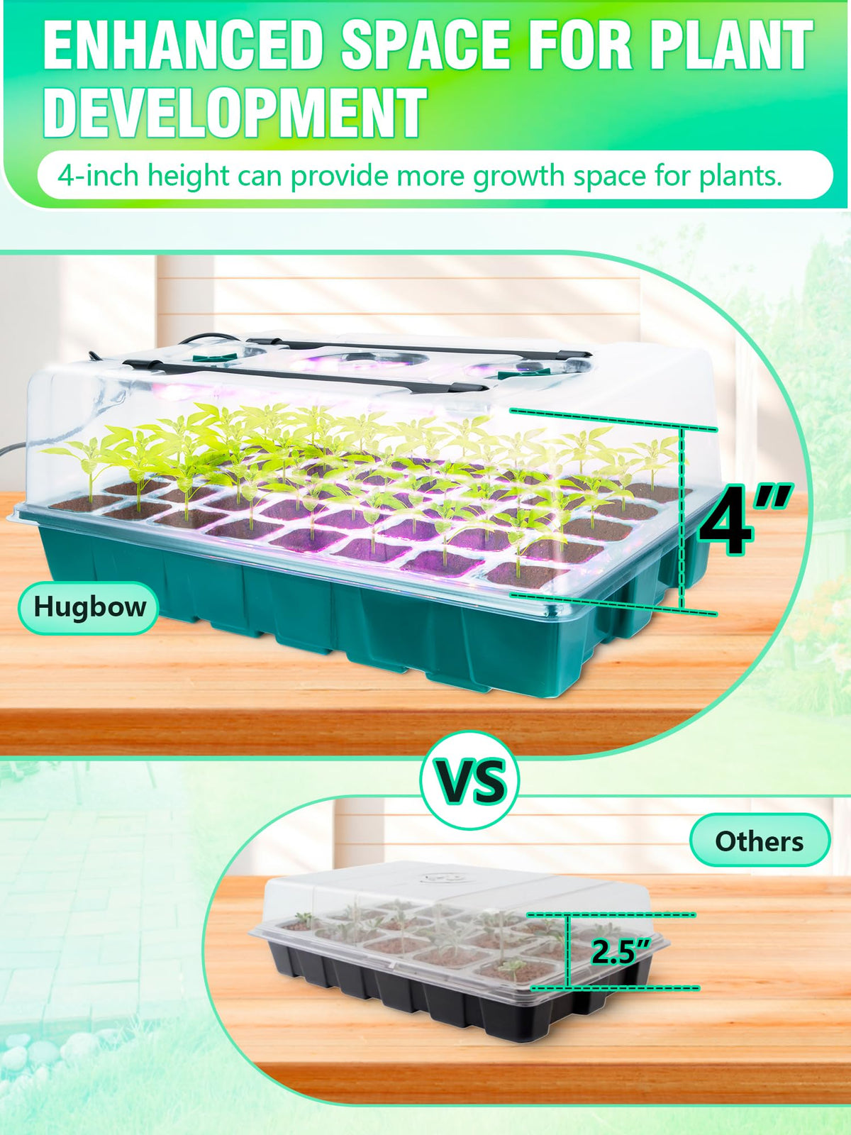 Hugbow garden tool kit included for transplanting