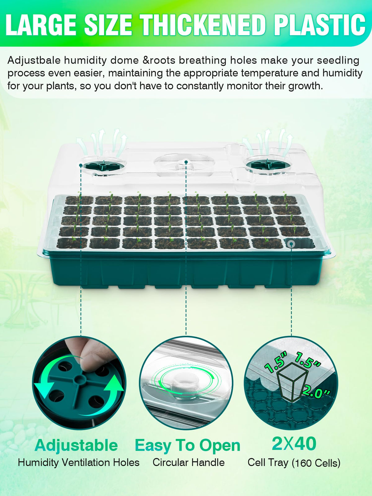 Hugbow heat mat maintains warm, steady temperatures for germination