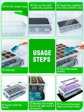 Hugbow humidity dome supports moisture retention around young seedlings.