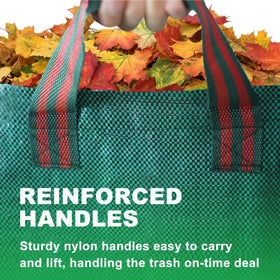 Hugeleaf bag with removable hoop keeps the opening upright during use.
