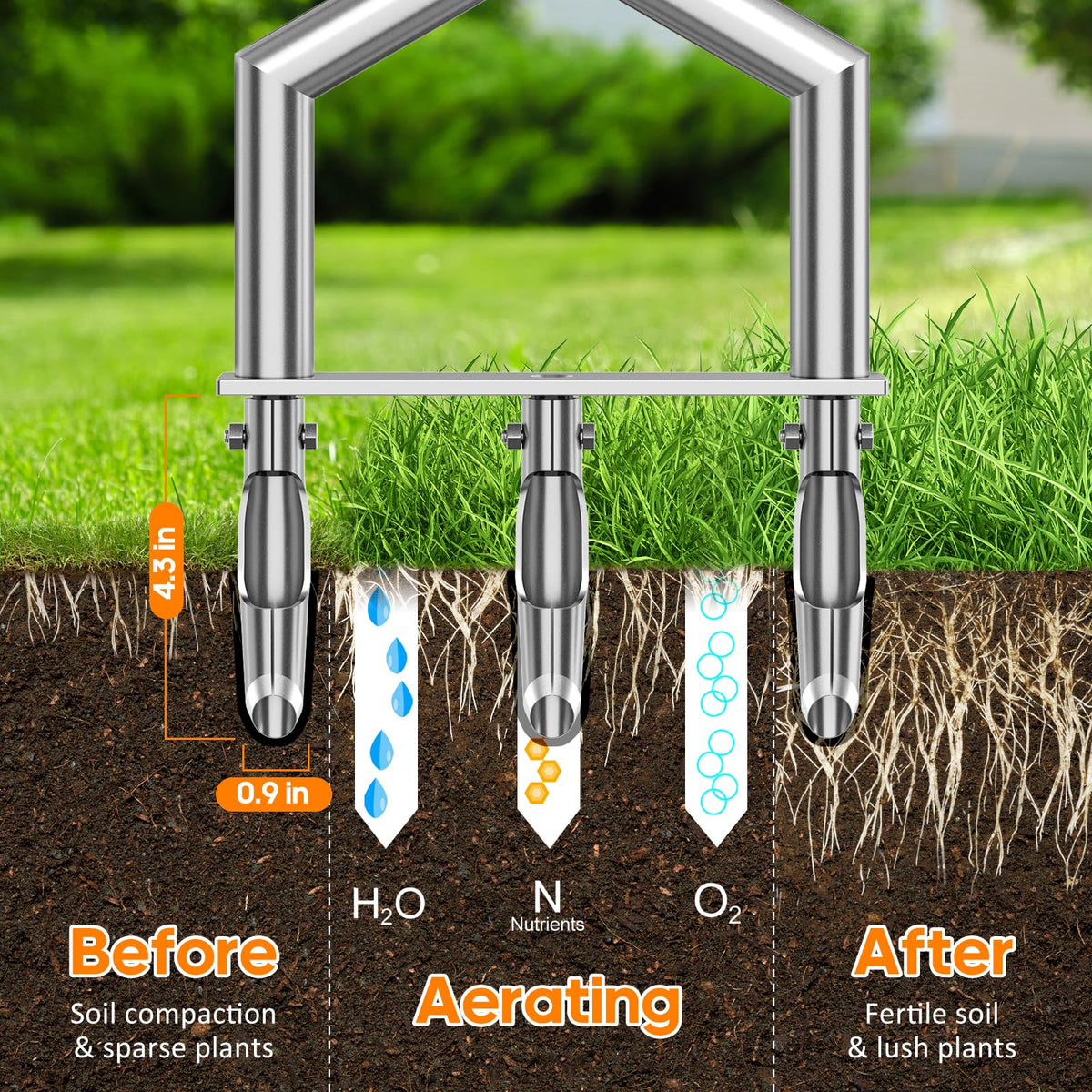 hugeneroy durable steel construction withstands rugged outdoor use and long-term performance