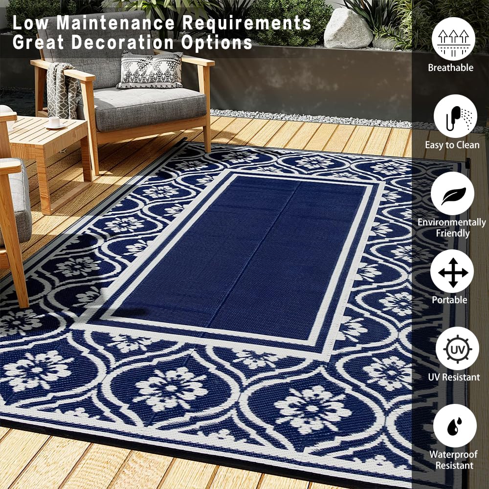 HUGEAR lightweight portable rug folds for picnics, beaches, and travel