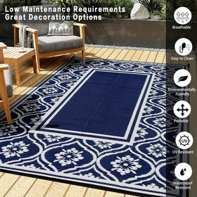 HUGEAR lightweight portable rug folds for picnics, beaches, and travel