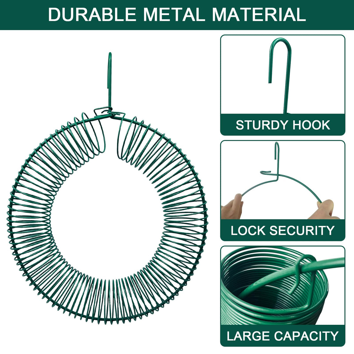 Hugeleaf fat suet ball feeder showcases easy loading for busy birdwatching sessions.