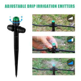 HUISUYTON adjustable-flow top cover allows customizing spray for plant needs.