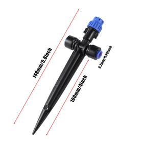 HUISUYTON emitter on 58-inch arrow stake for precise positioning