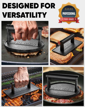 HULISEN burger press suitable for kitchen and outdoor grill versatility