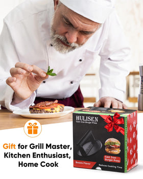 HULISEN burger press sturdy grill press built for durability on barbecues