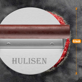 HULISEN easy-clean surface resists sticking for quick cleanup.