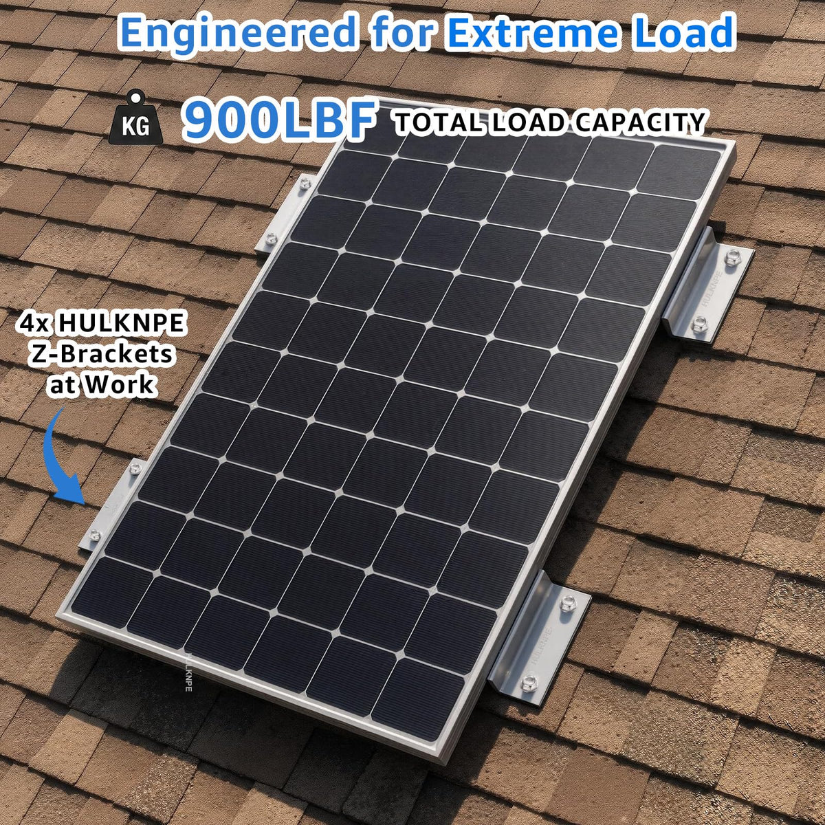 HULKNPE Z brackets highlight aluminum frame and lightweight design