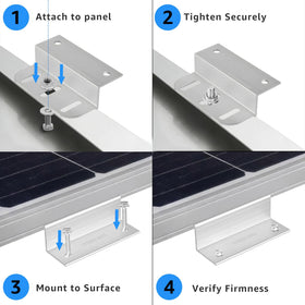 HULKNPE Z brackets universal fit for various roof and deck setups