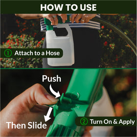 Even distribution across lawn and garden with Humboldts Secret sprayer