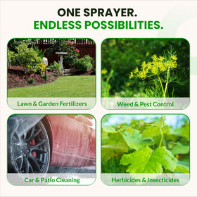 Standard hose connection on Humboldts Secret sprayer