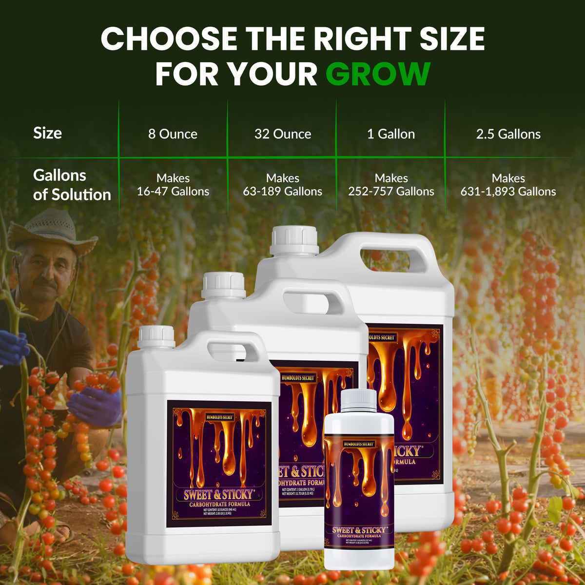 Humboldts Secret Sweet & Sticky outdoor garden plants show improved aroma and flavor.
