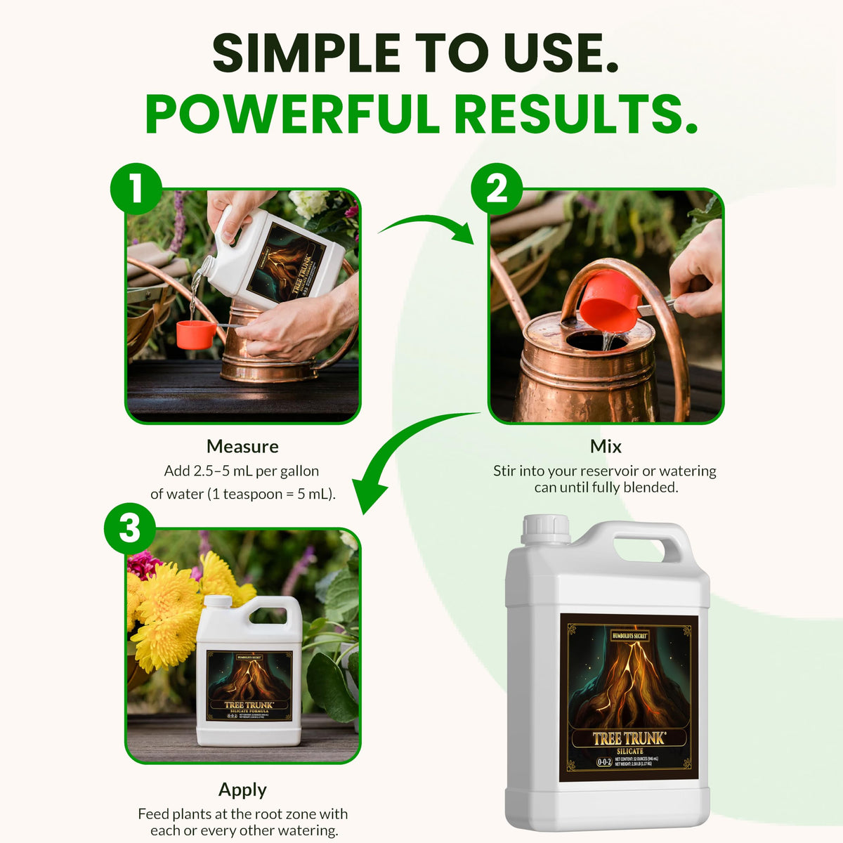 Indoor and outdoor gardens using Tree Trunk for balanced growth.