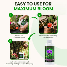 Vitamin B1 enriched bloom booster supporting transplant vigor