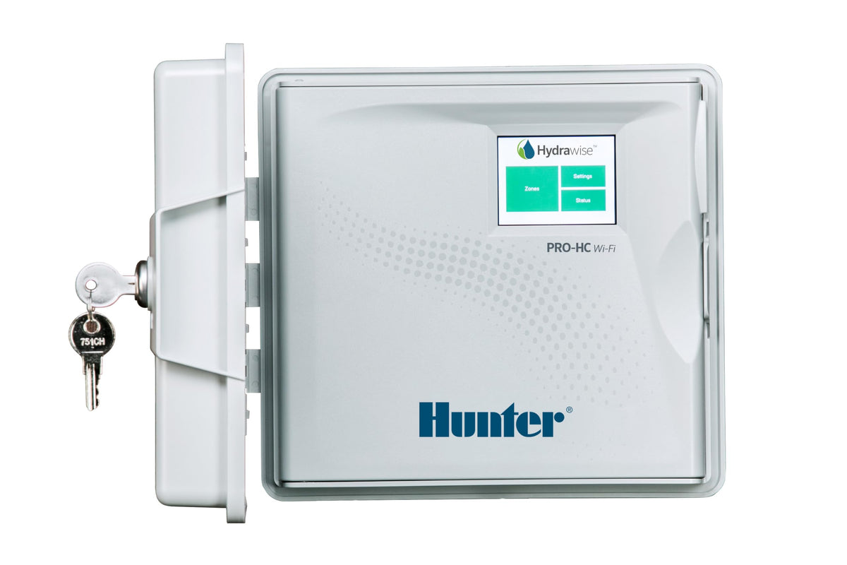 Hunter Hydrawise PRO-HC flow meter compatibility enables real-time monitoring