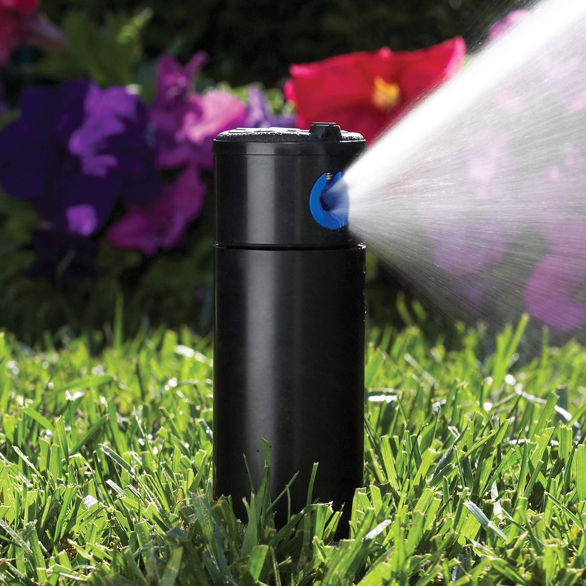 Hunter PGP-ADJ gear-drive rotation delivers quiet, smooth sprinkler operation.