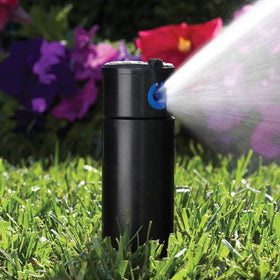 Hunter PGP-ADJ gear-drive rotation delivers quiet, smooth sprinkler operation.