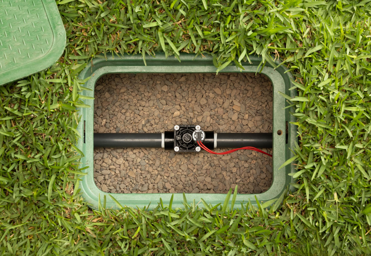 Hunter PGV-100-GS bleed feature enabling fast testing and flushing.