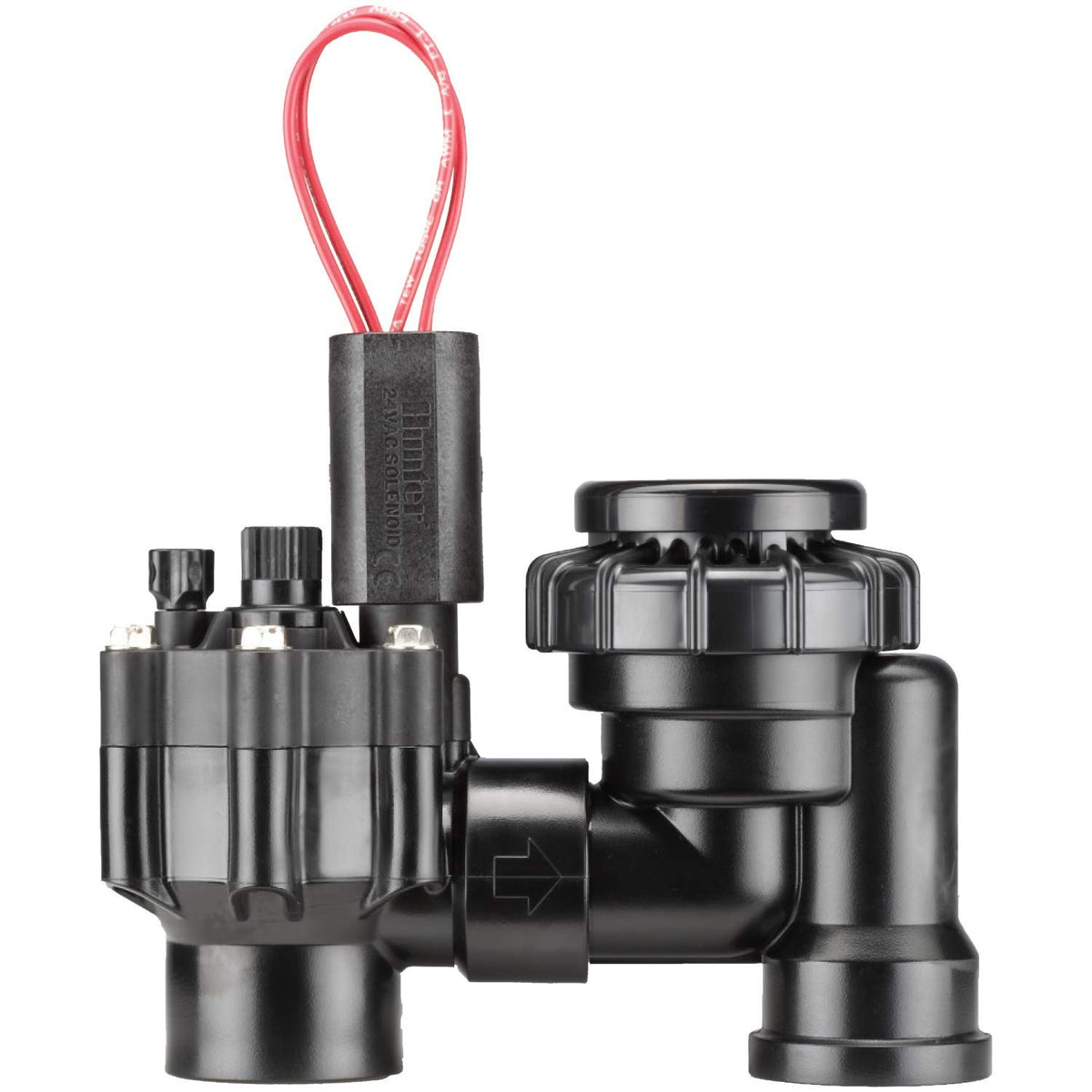 Hunter PGV-ASV anti-siphon valve protects water supply for lawns.