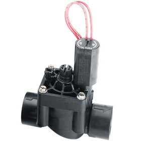 Hunter PGV valve flow diagram highlighting built-in flow control for precision.