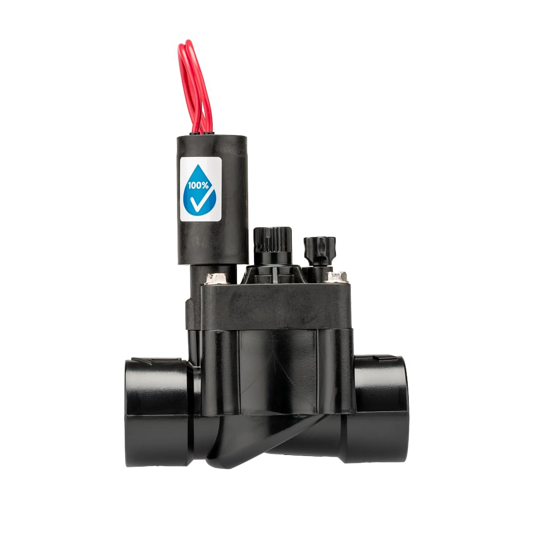 Hunter PGV101G valve front view with screw-top bonnet for quick service access