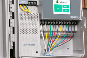 Hunter PRO-HC 1200 with Hydrawise web interface for remote, weather-adaptive watering.