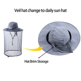 HunterBee veil mesh coverage keeps you protected while staying breathable.