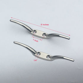 Huouo flagpole cleat pack 2 screws showing easy mounting and upgrade potential