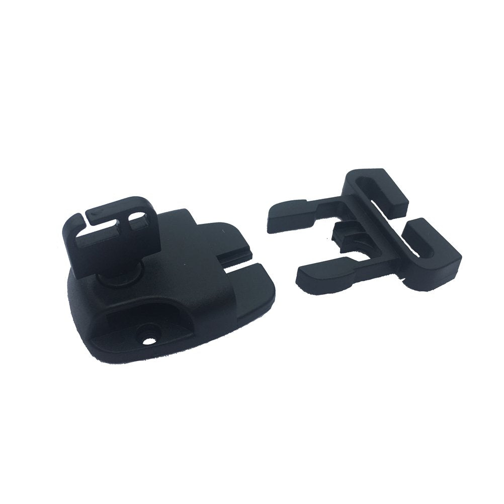 Huouo spa latch clip slot close-up demonstrates no-cut design